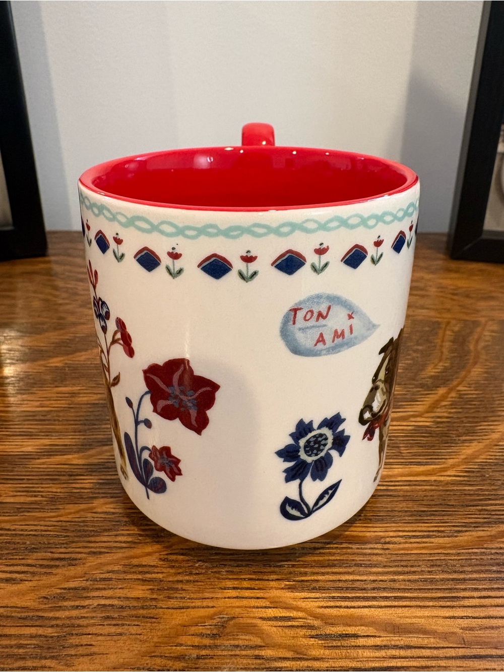 Anthropologie Nathalie Lete Heritage Dog Mug Bulldog - Picture 3 of 5